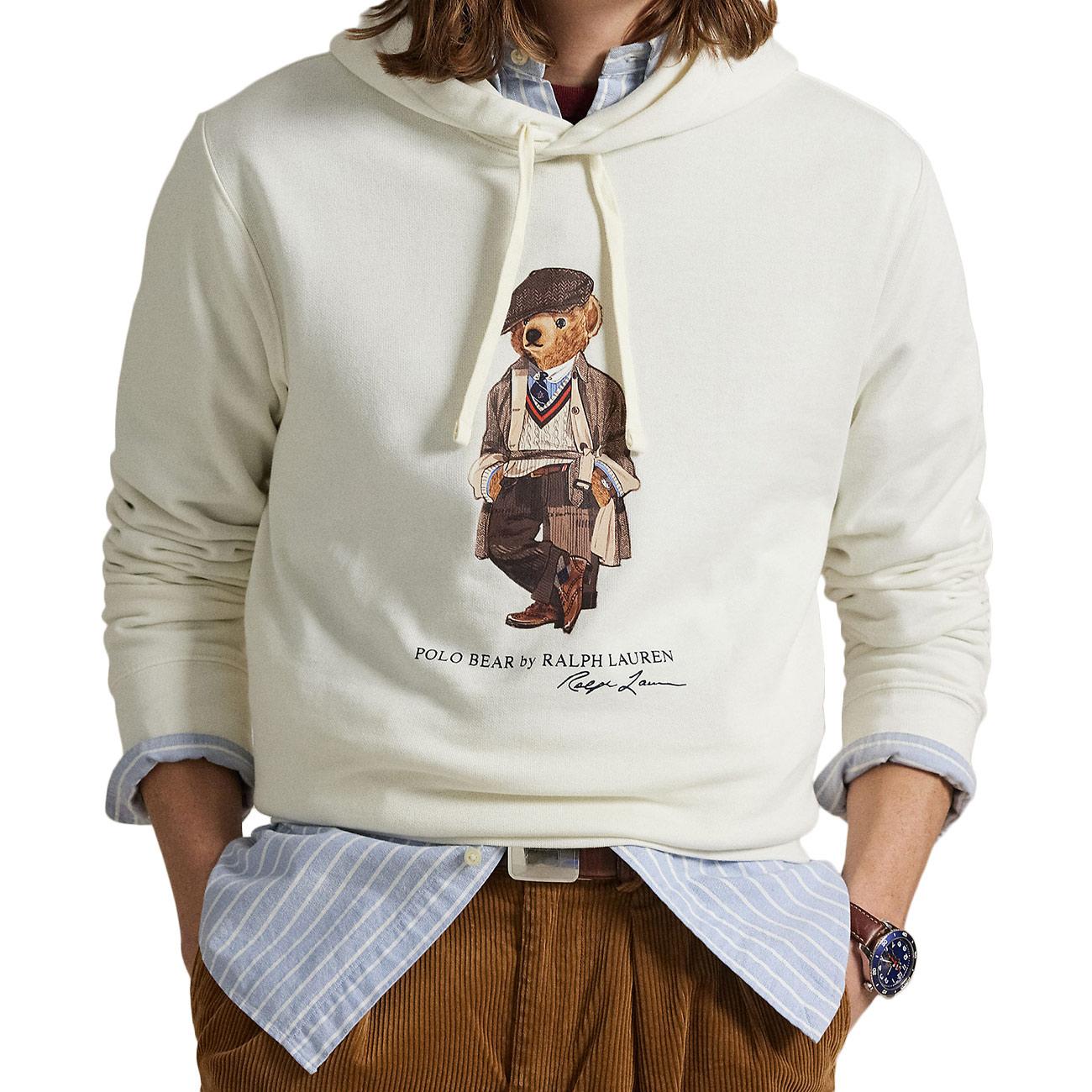  710980306 001 DECKWASH WHITE HRTG BEAR POLO RALPH LAUREN 