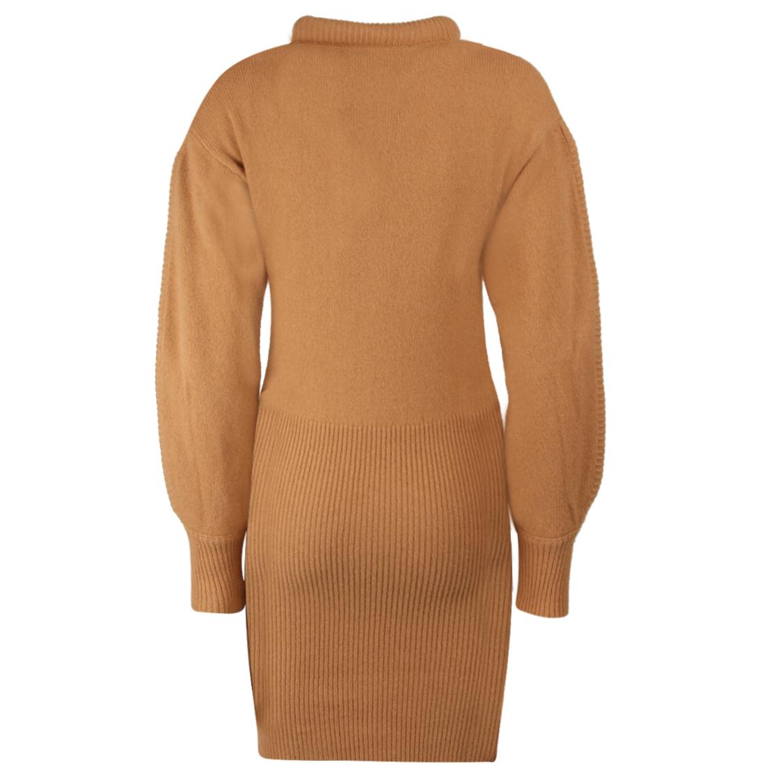 Abito Corto In Lana Donna Cammello FTI22AK0080XXXXXX 0013 CAMMELLO FEDERICA TOSI 