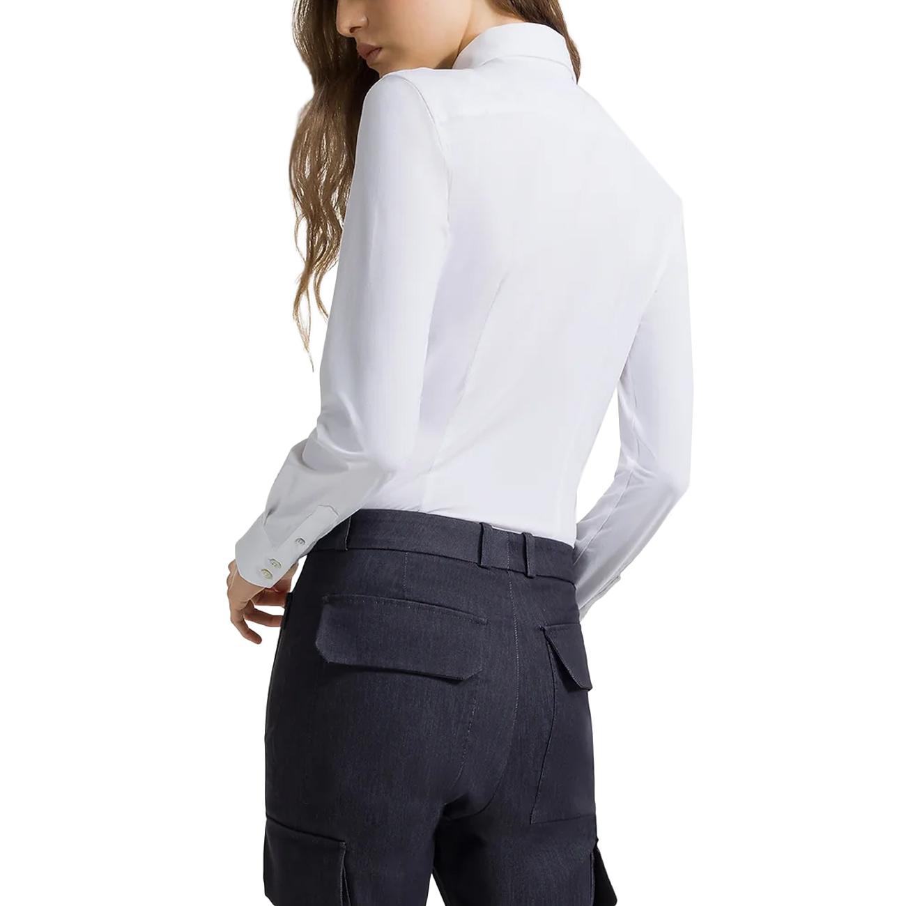 Camicia Oxford Slim Donna Bianco 24750 09 BIANCO RRD 
