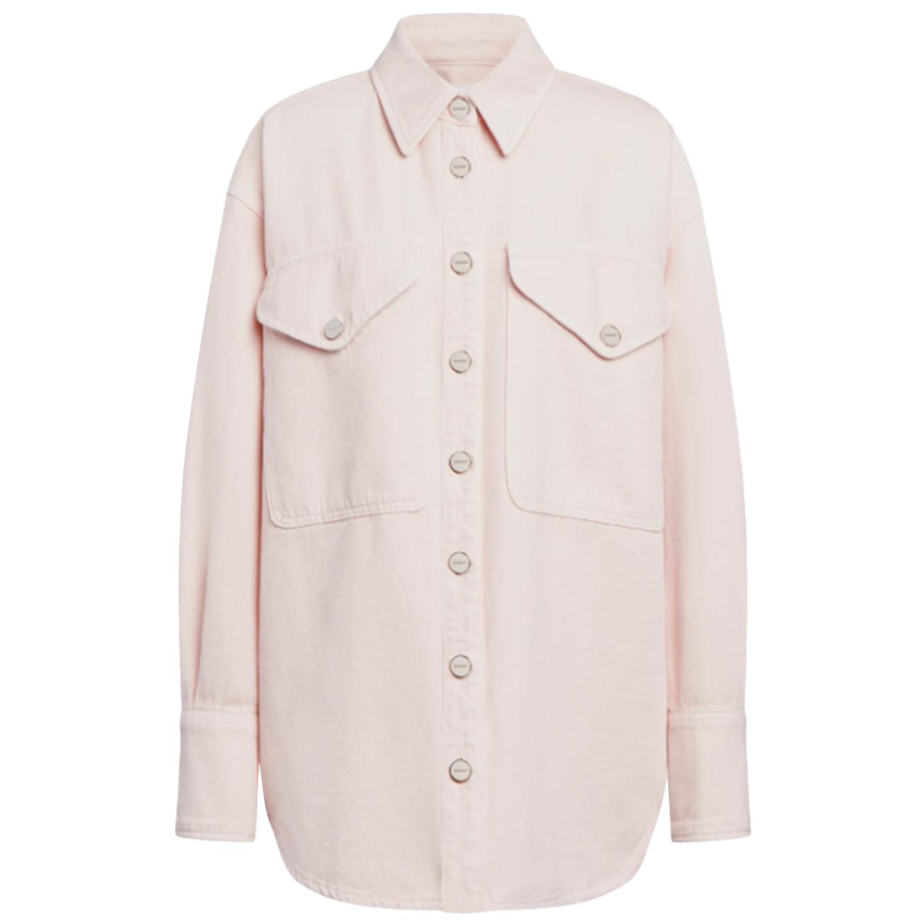 DONDUP Camicia Over In Bull Fisso DC460 BF0018 MB8 511 ROSINO 