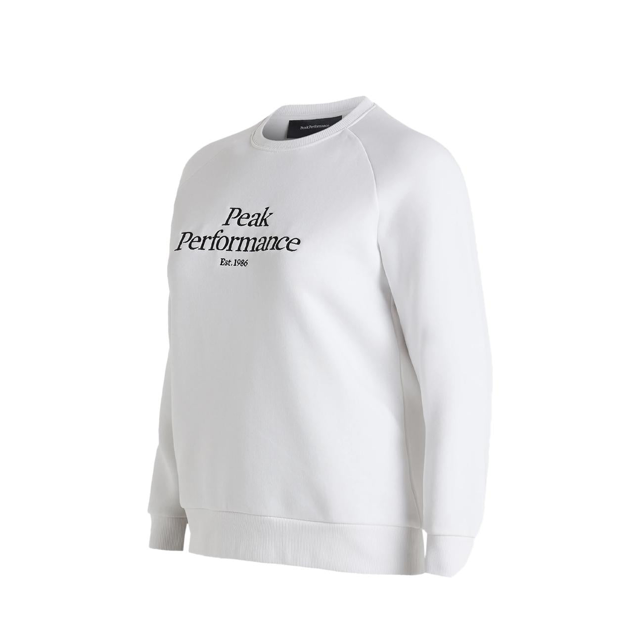 Felpa Original Donna Off White Black G77752 320 OFFWHITE/BLACK PEAK PERFORMANCE 