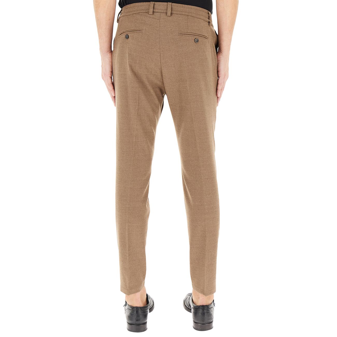 Pantalone Elastico Flanella MITTE. 1620 741 TORTORA CRUNA 