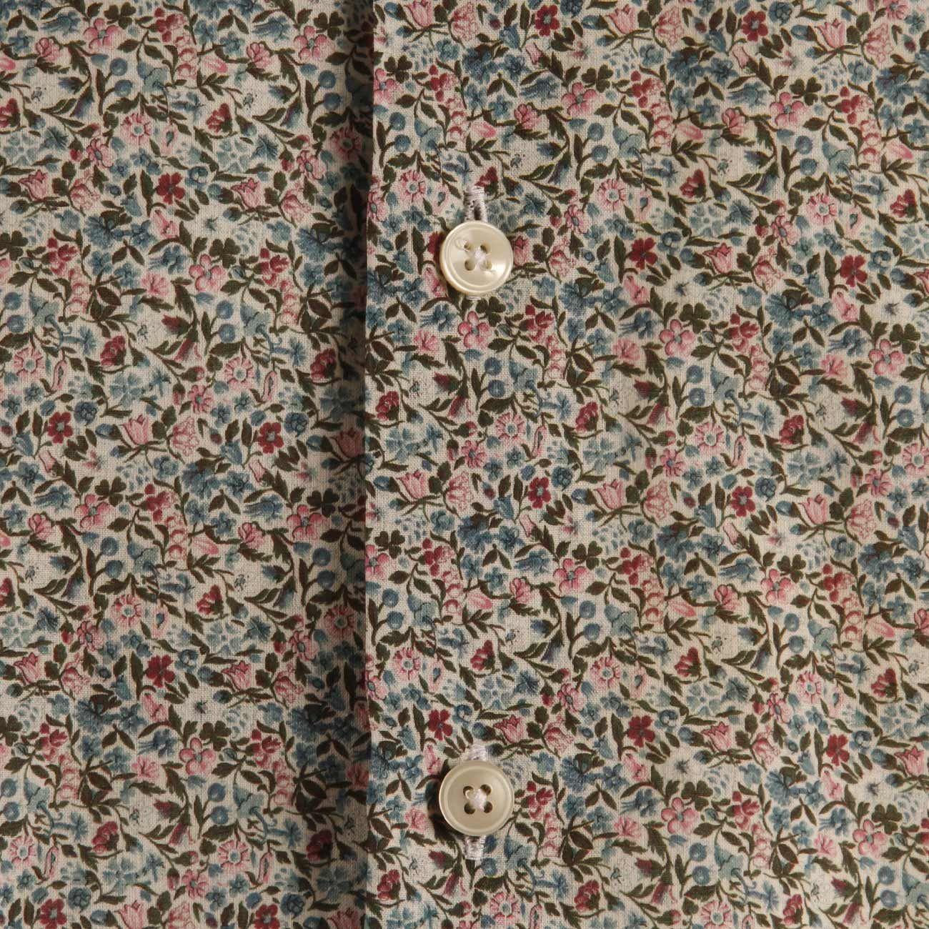 Camicia Fantasia Uomo Bianco Rosa Azzurro QJ9FUR FD1/B.CO/ROSA/AZZ. GUGLIELMINOTTI 