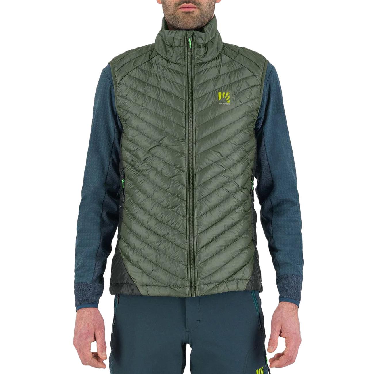 Gilet Sas Plat Uomo Thyme Black Sand 2501157 024 THYME/BLACK SAND KARPOS 