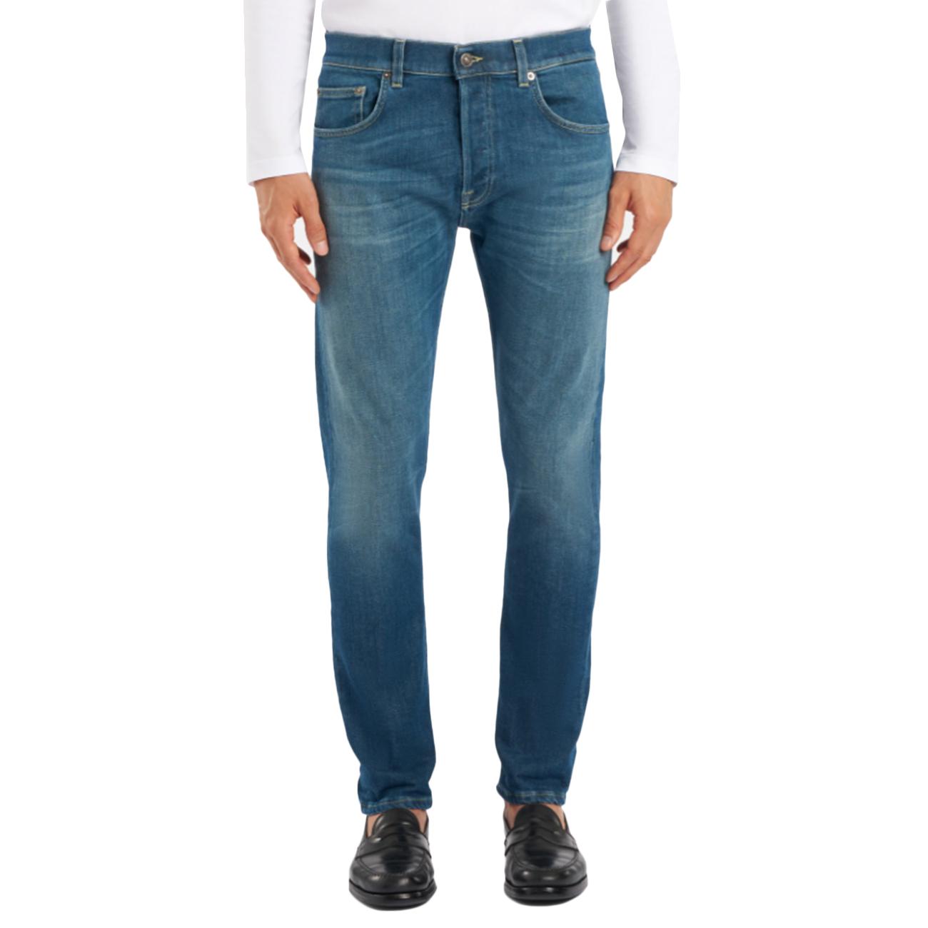 Jeans Icon Regular In Denim Elasticizzato UP563-DS0372-LI14-DU-W25 800 BLU DONDUP 
