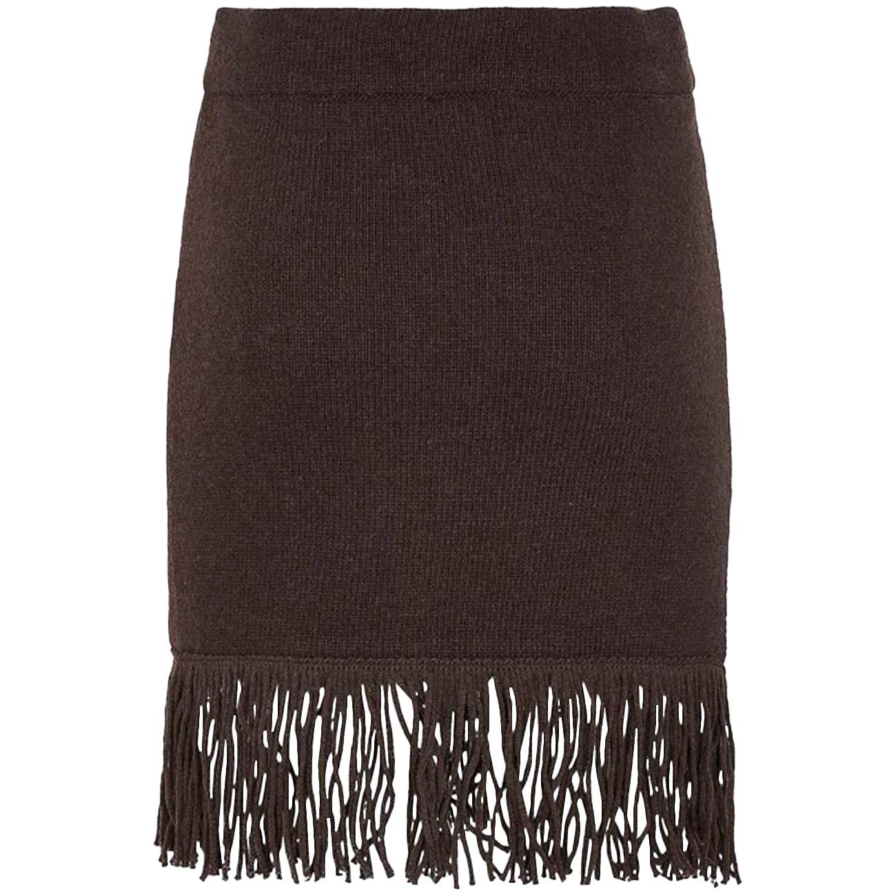 Minigonna In Maglia GOKD11015 NERO AKEP 