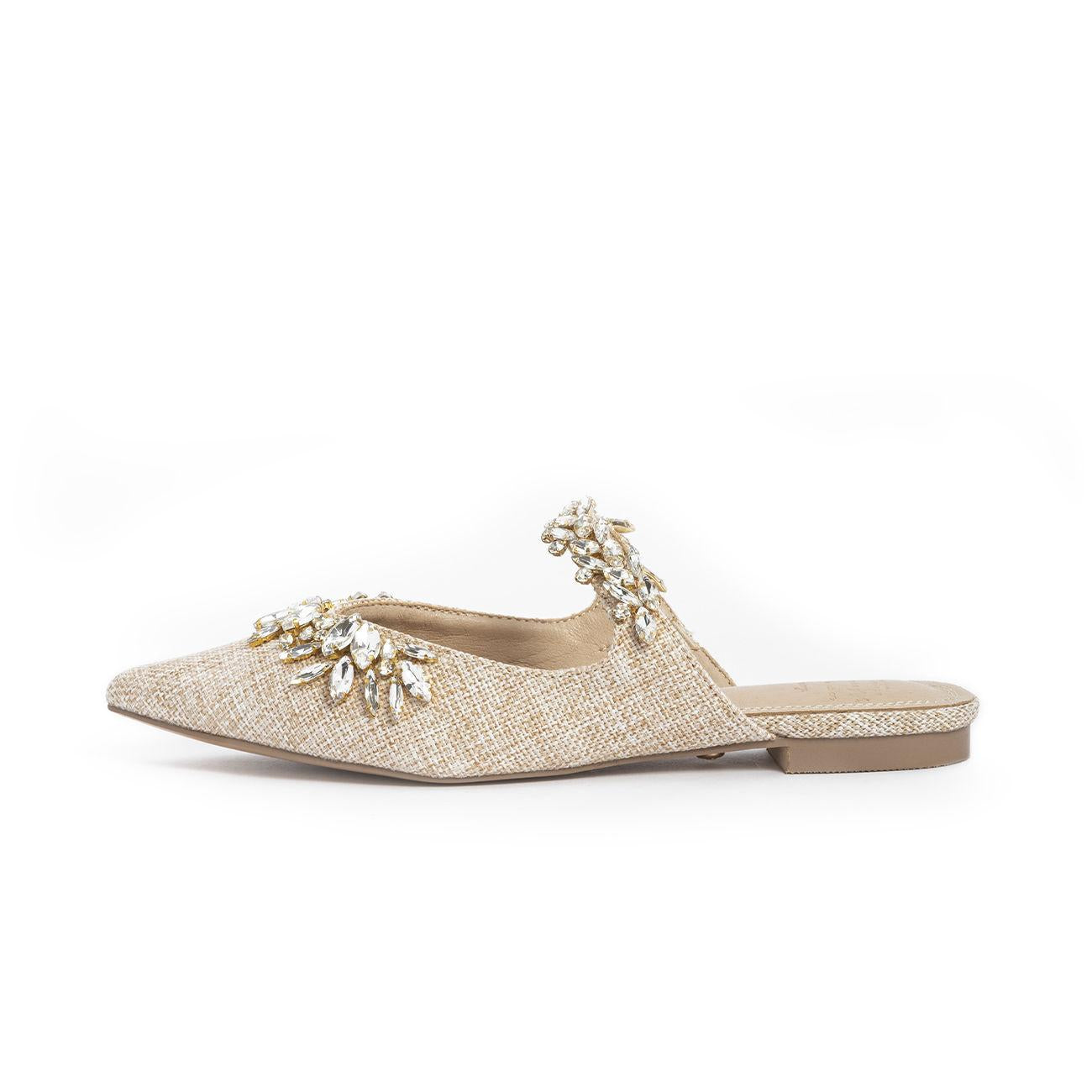 Sabot Chiaracon Cristalli Donna Rafia SH23 RAFIA TWENTYFOURHAITCH 