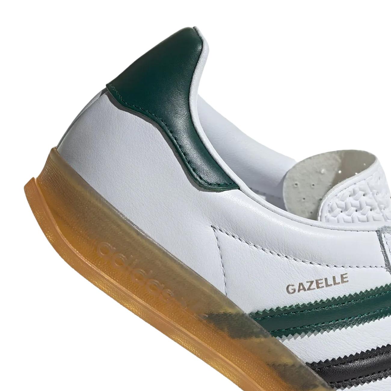 Sneakers Gazelle Indoor Unisex White Green Black IE2957 FTWWHT/CGREEN/CBLACK ADIDAS 