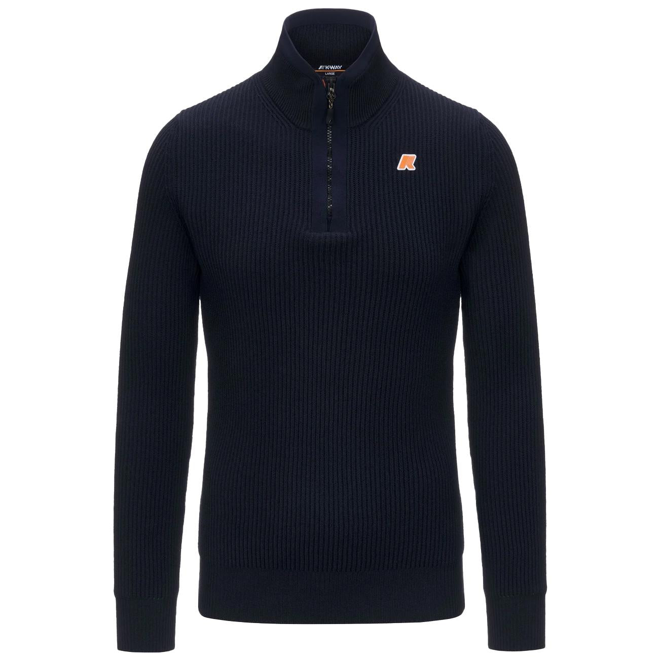 Pullover Mezza Zip Finnet K7141LW K89 BLUE DEPTH K-WAY 