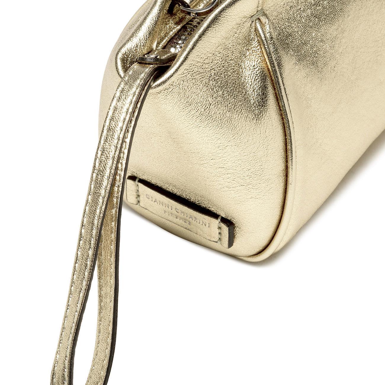 BORSA MARGARITA POUCH PELLE GIANNI CHIARINI BS9594/23PEPLW 571 PLATINO GIANNI CHIARINI 