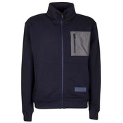 Felpa Con Tasca Nylon Uomo Blu NJMB5431490TQA U807BLU FAY 