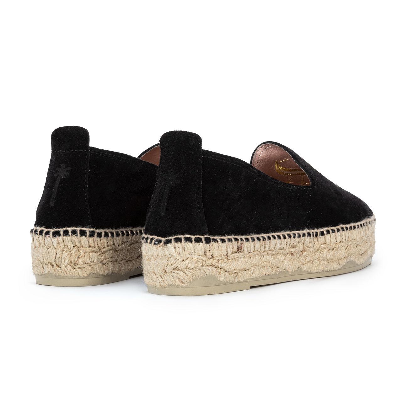 Espadrillas Palm Springs Ricamo Occhio/Luna MAN/F65D0 BLACK MANEBI 