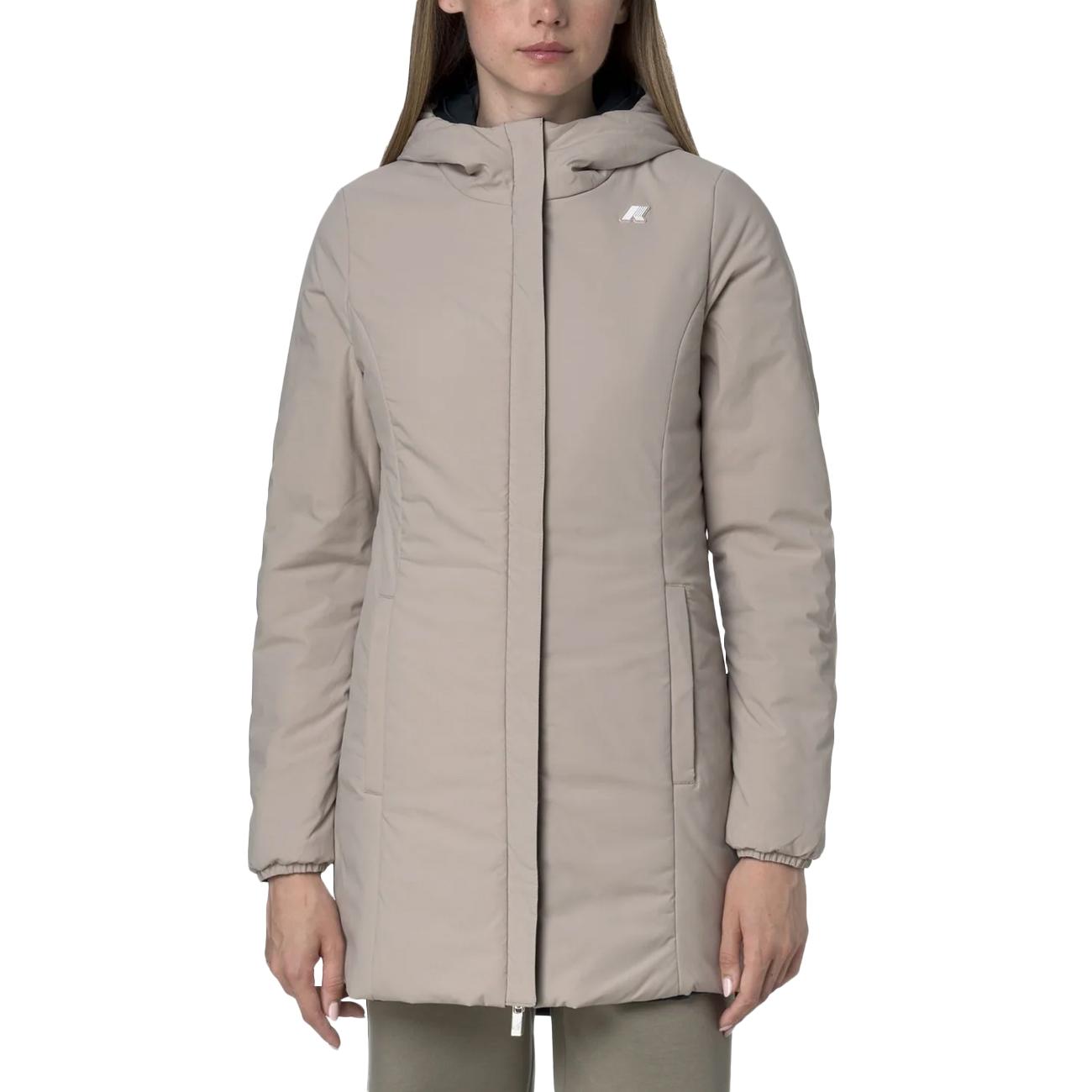 Denise ST Warm Reversible K6128UW BBC BLUE DEPTH-BEIGE C K-WAY 