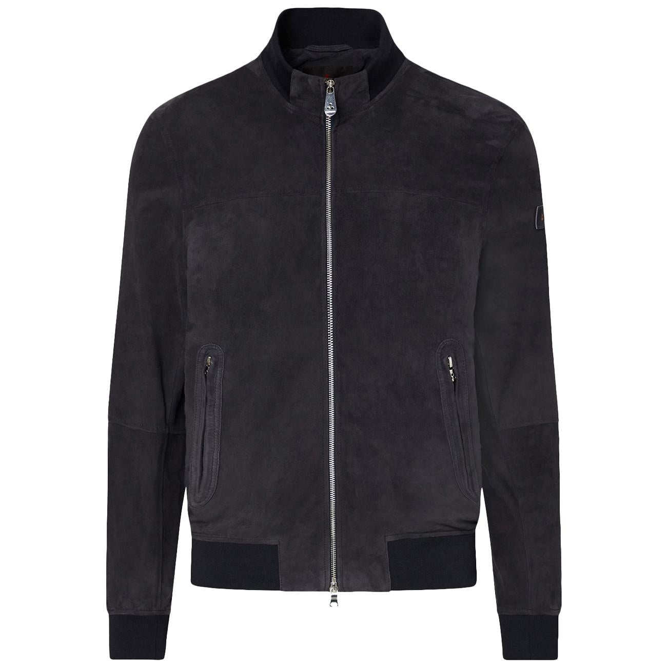 Giacca Sands Suade PE 08 In Pelle Scamosciata PEU5743 99012407 215 BLU GRAFITE PEUTEREY 