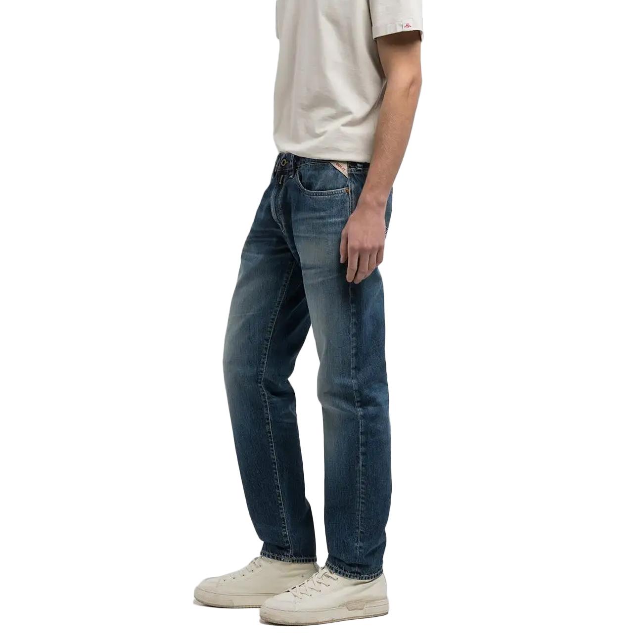 REPLAY Jeans Slim Fit Neaal Uomo Blu Medio M1038R.032.814.838 009 MEDIUM BLUE 