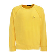 Felpa Girocollo In Cotone Garzato Uomo Yellow 710644952 039 YELLOW POLO RALPH LAUREN 