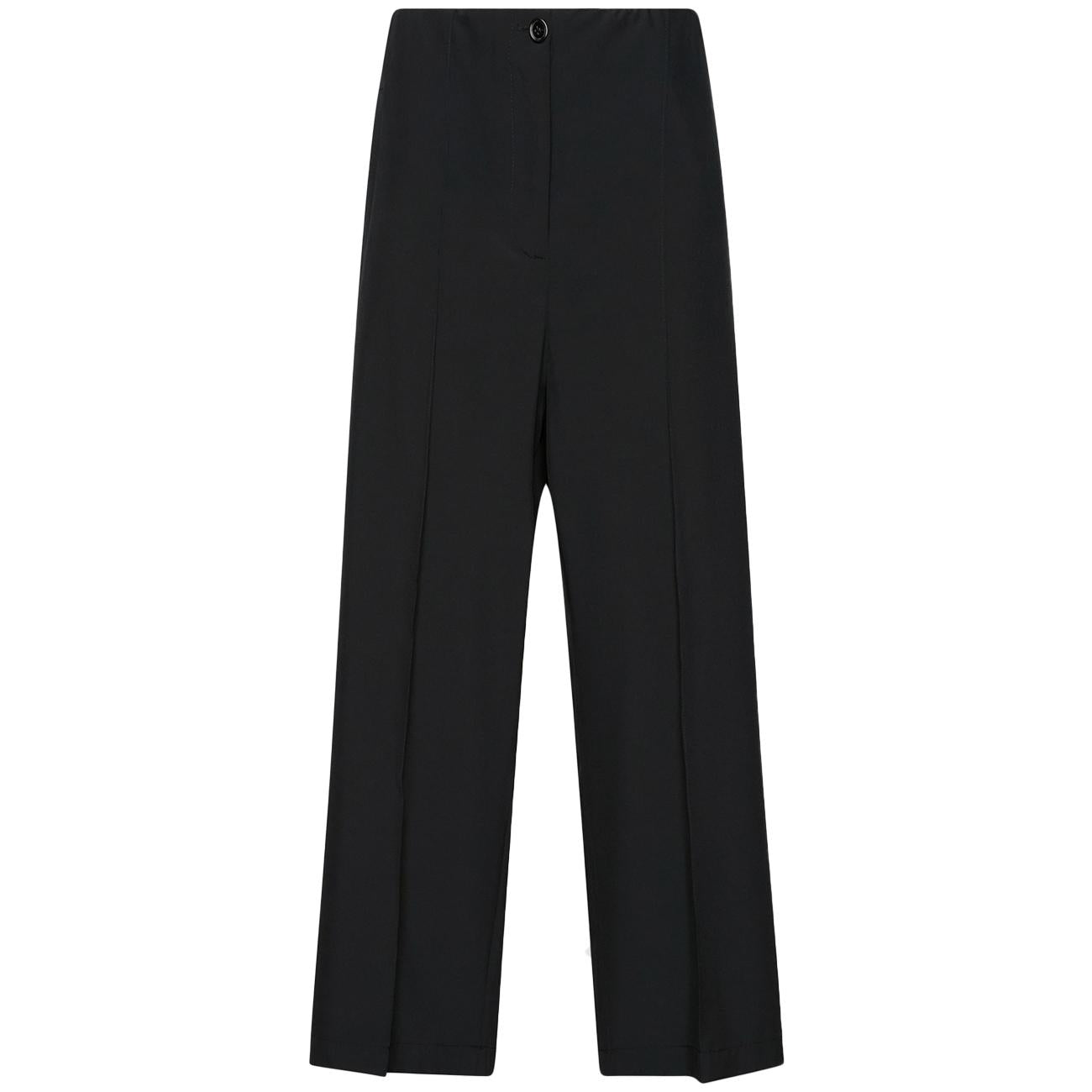 Pantaloni Palazzo P016P000464N 33 NERO ELENA MIRO' 