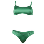 Bikini a Fascia Con Slip A V FGBW2957 080VERDE 4GIVENESS 