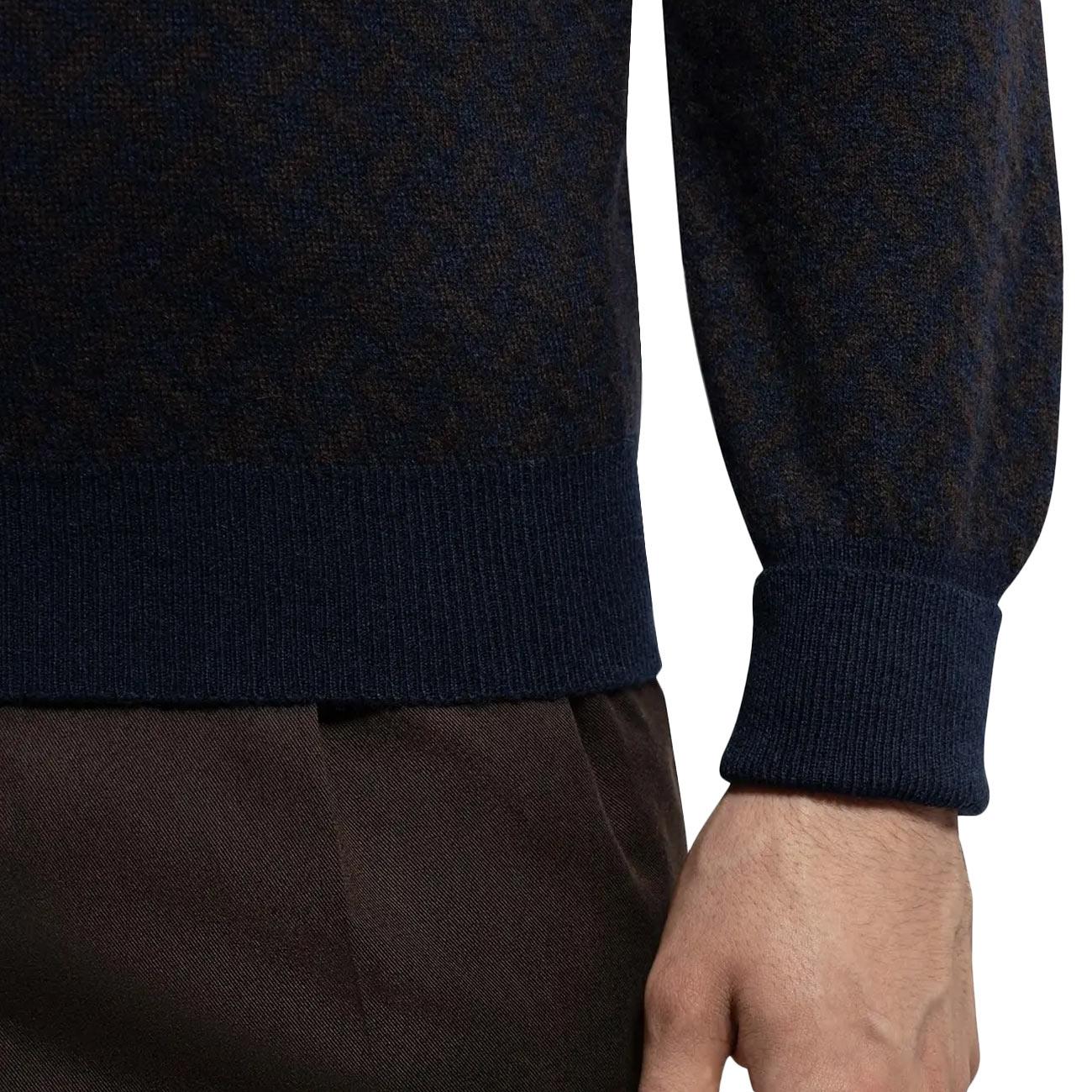 Maglia Girocollo In Cashmere Con Lama Di Rasoio D2K103 RB67 797+598 DRUMOHR 