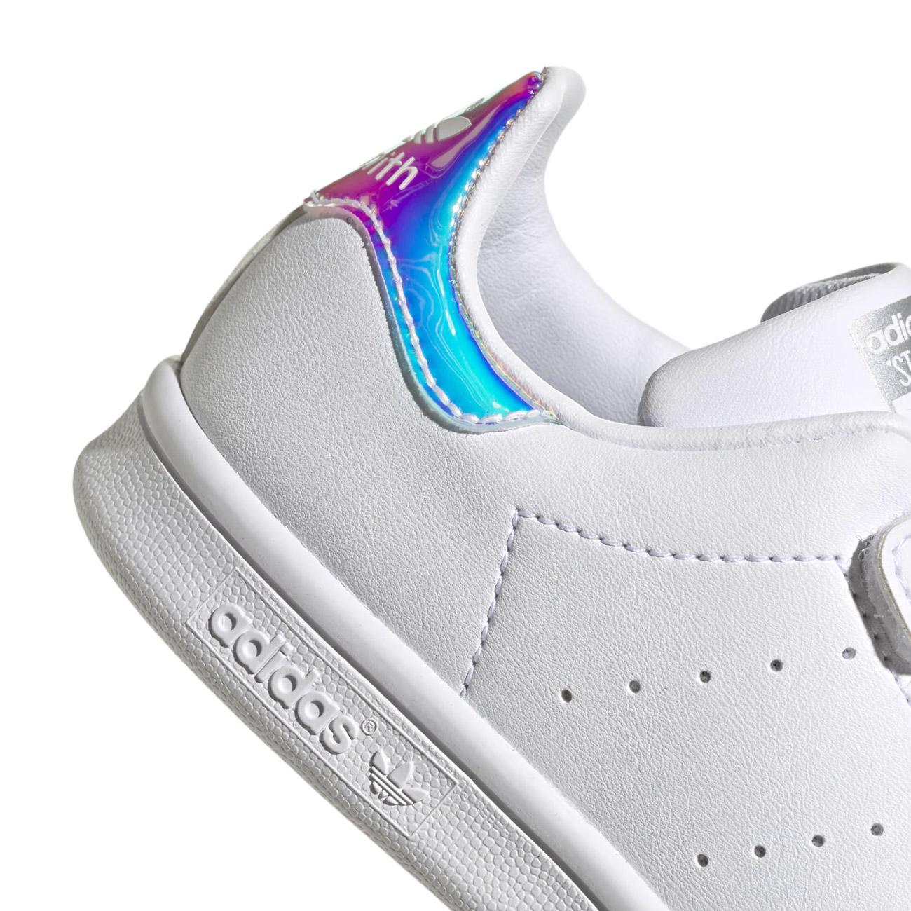 Sneakers Stan Smith Bimba White Silver Metallic FX7539 WHITE/SILVER METALLIC ADIDAS 