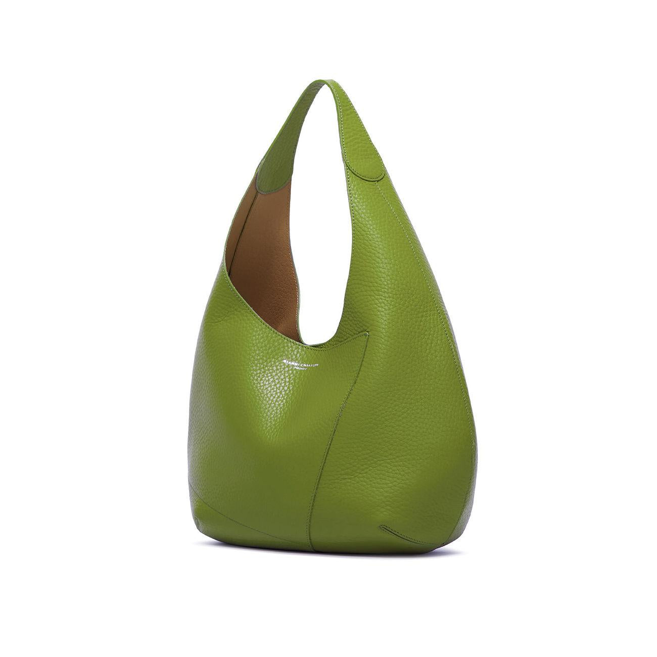 BORSA EUFORIA PELLE GIANNI CHIARINI BS9556/23PERNGDBL 13043 WASABI/NATURE GIANNI CHIARINI 