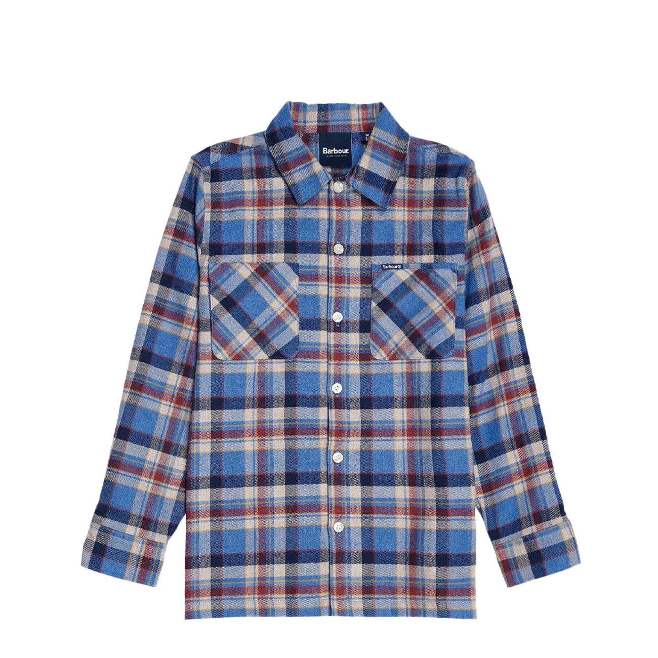 Camicia Holystone Bimbo Blue CSH0092 BL49-BLUE MARL BARBOUR 