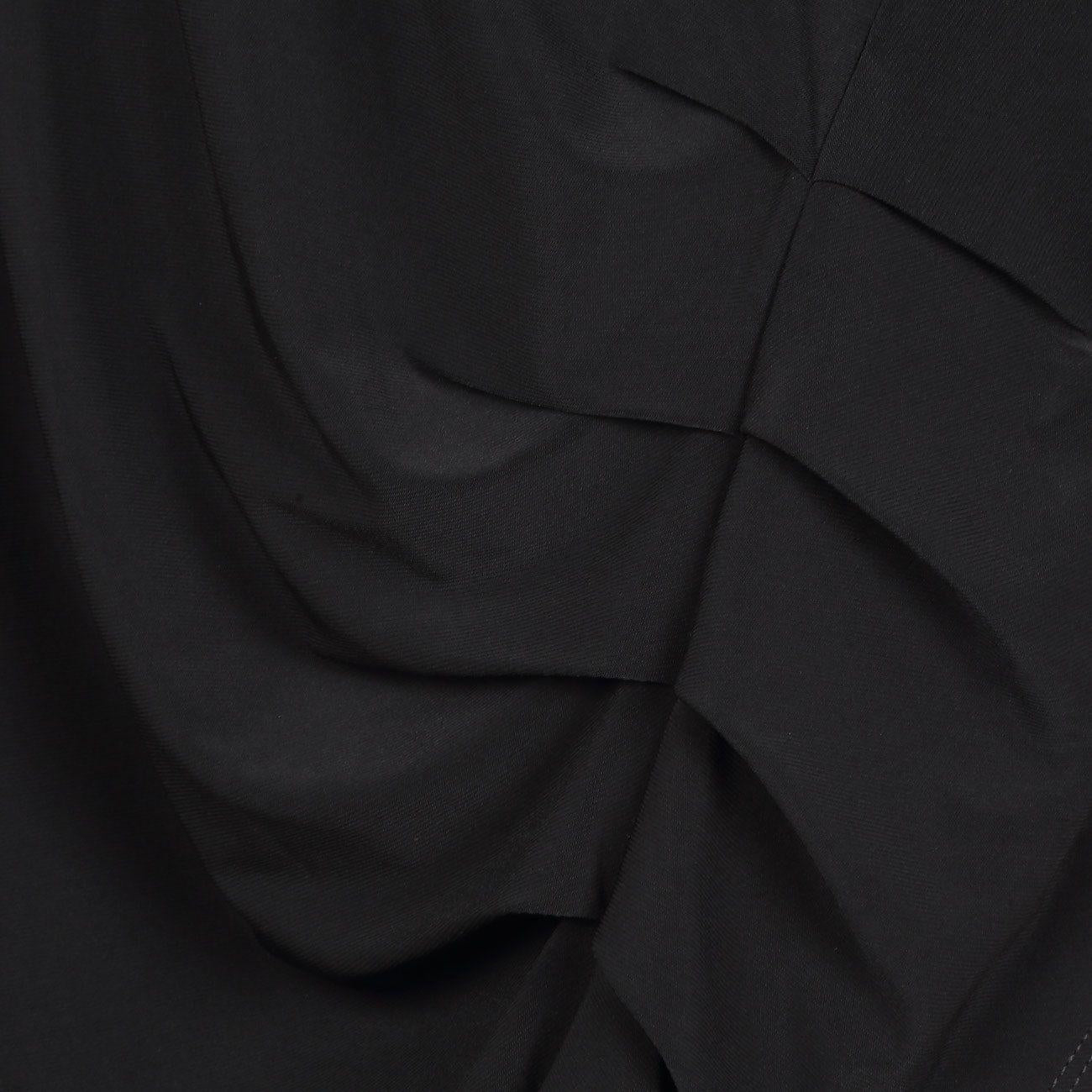 Blusa Con Drappeggio Laterale E Scollo V 203390 11NERO JOSEPH RIBKOFF 