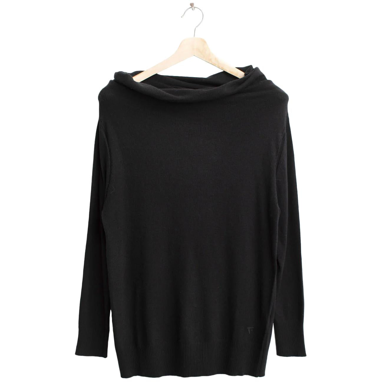 Maglia Dolcevita A Collo Ampio FW25W10MD A0951 BLACK FRED MELLO 