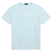 T-Shirt Slim Fit Con Taschino Uomo Sky 710969628 002 SKY POLO RALPH LAUREN 