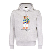 Felpa Orsetto Patch Uomo Andover Beach 710853309 036 SP24 ANDOVER HTHR BEACH BE POLO RALPH LAUREN 