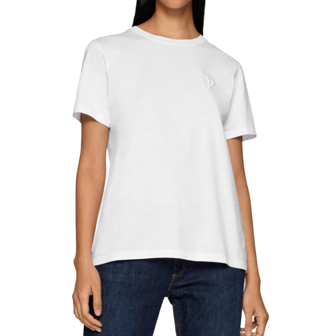 T-Shirt Girocollo Regular S746JF0271DFZ4DD 000 BIANCO DONDUP 