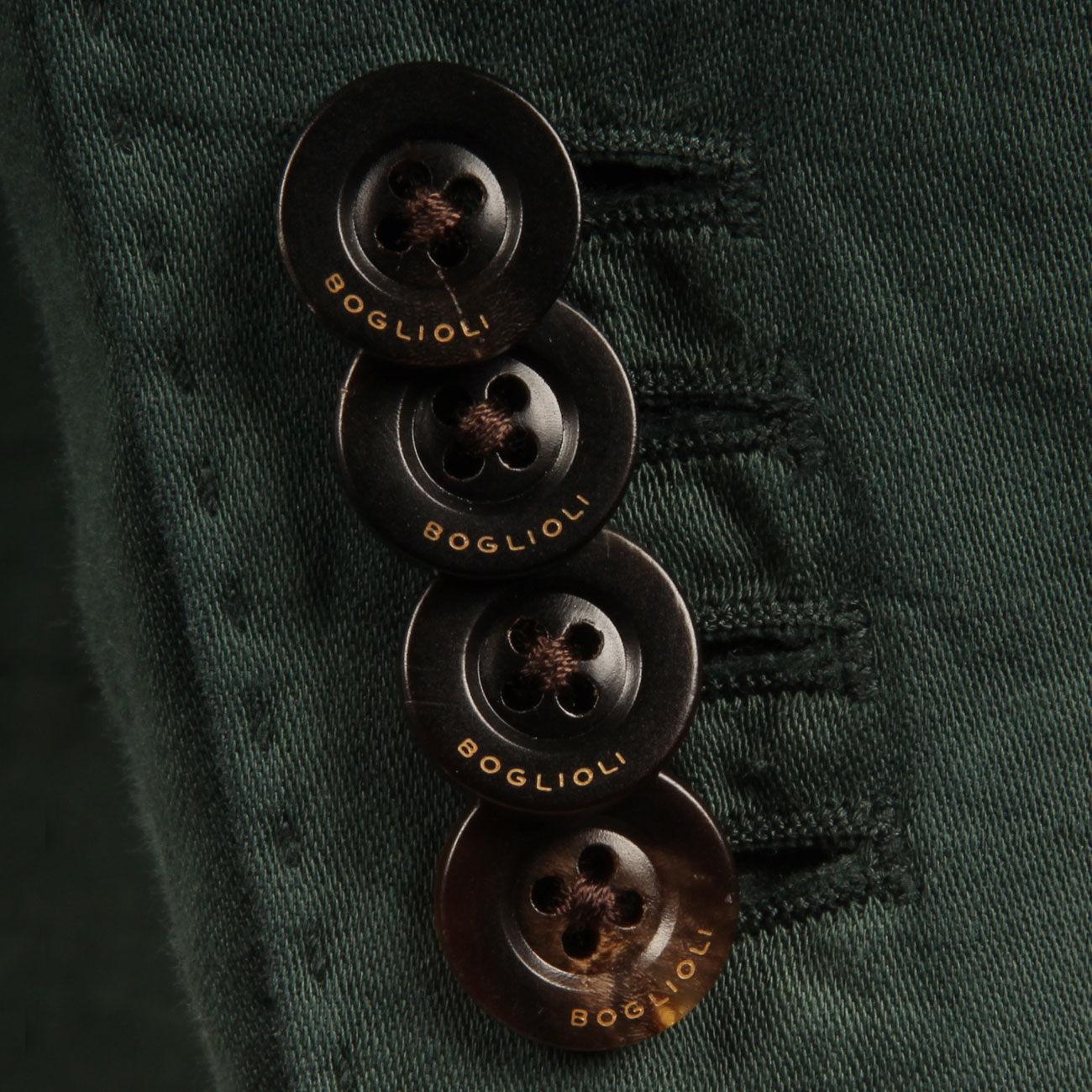 GIACCA U. COTTON/LINEN BOGLIOLI N6302Q BVC444 0573 VERDE BOSCO BOGLIOLI 