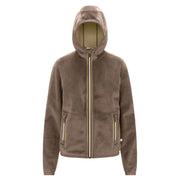 Bomber Lily Velour Polar Pile Donna Beige K5117YW AJ7 BEIGE/BEIGE K-WAY 