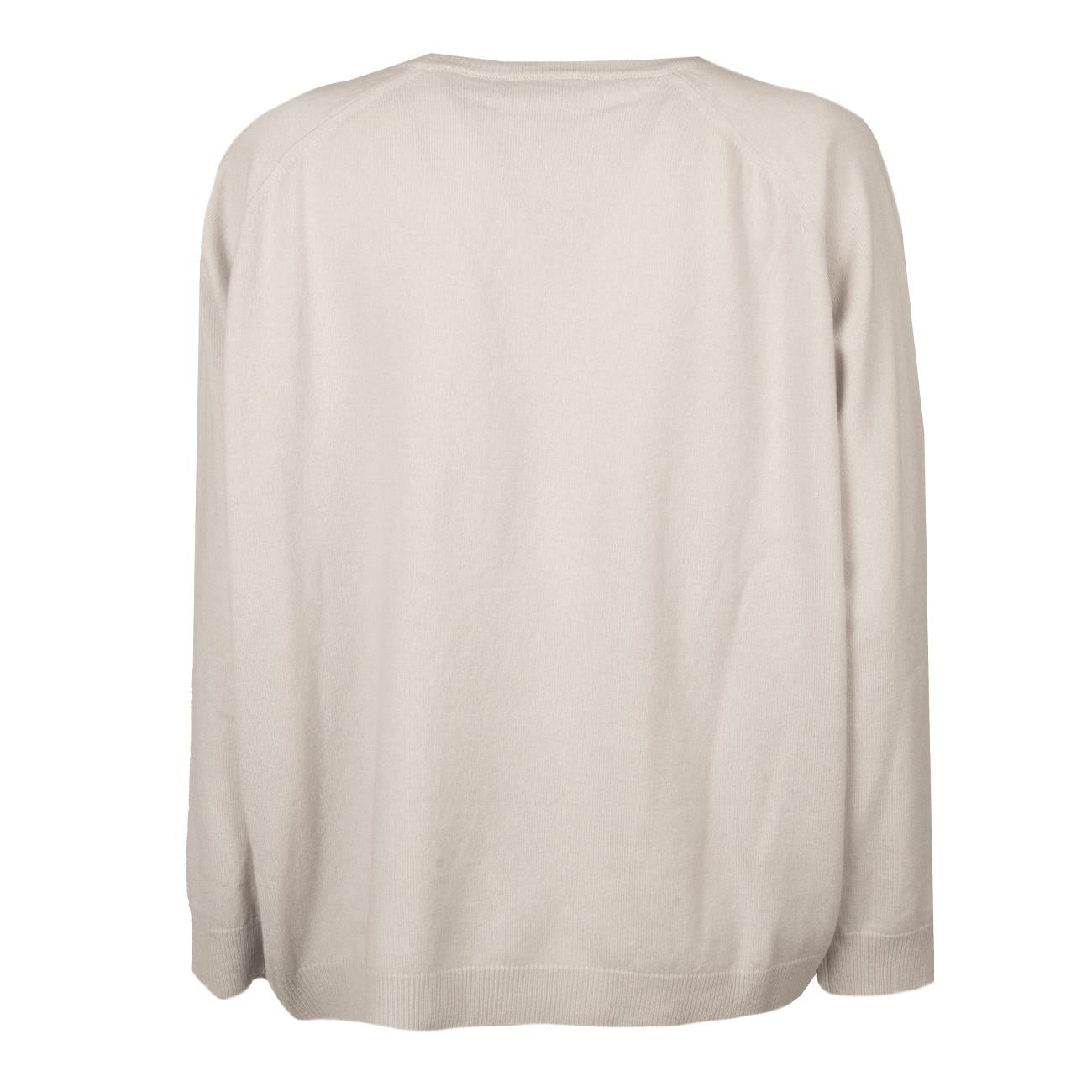 Pullover In Lana E Cashmere Donna Grigio Chiaro 46463 5368 LIGHT GREY LE TRICOT PERUGIA 