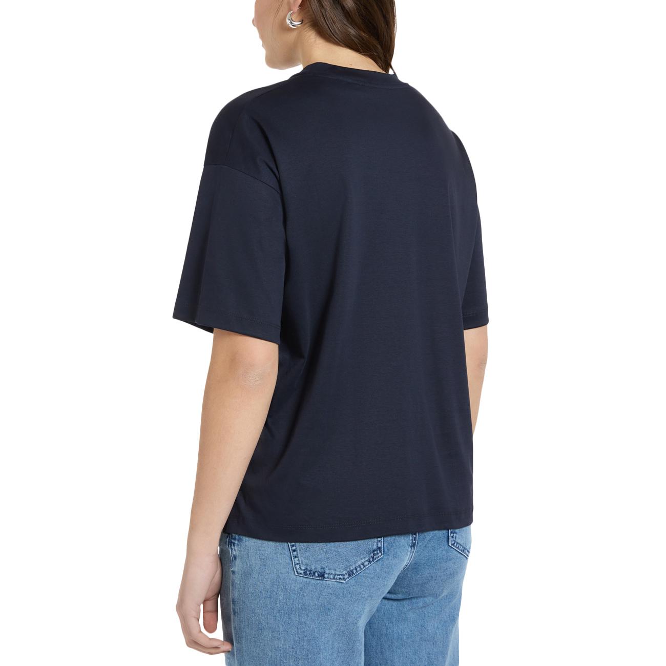 ELENA MIRO' T-shirt Con Applicazioni Monogram G065Z000583N 034 BLU 