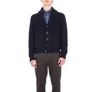 Cardigan Con Collo A Scialle D5M419PNL 785 NAVY DRUMOHR 