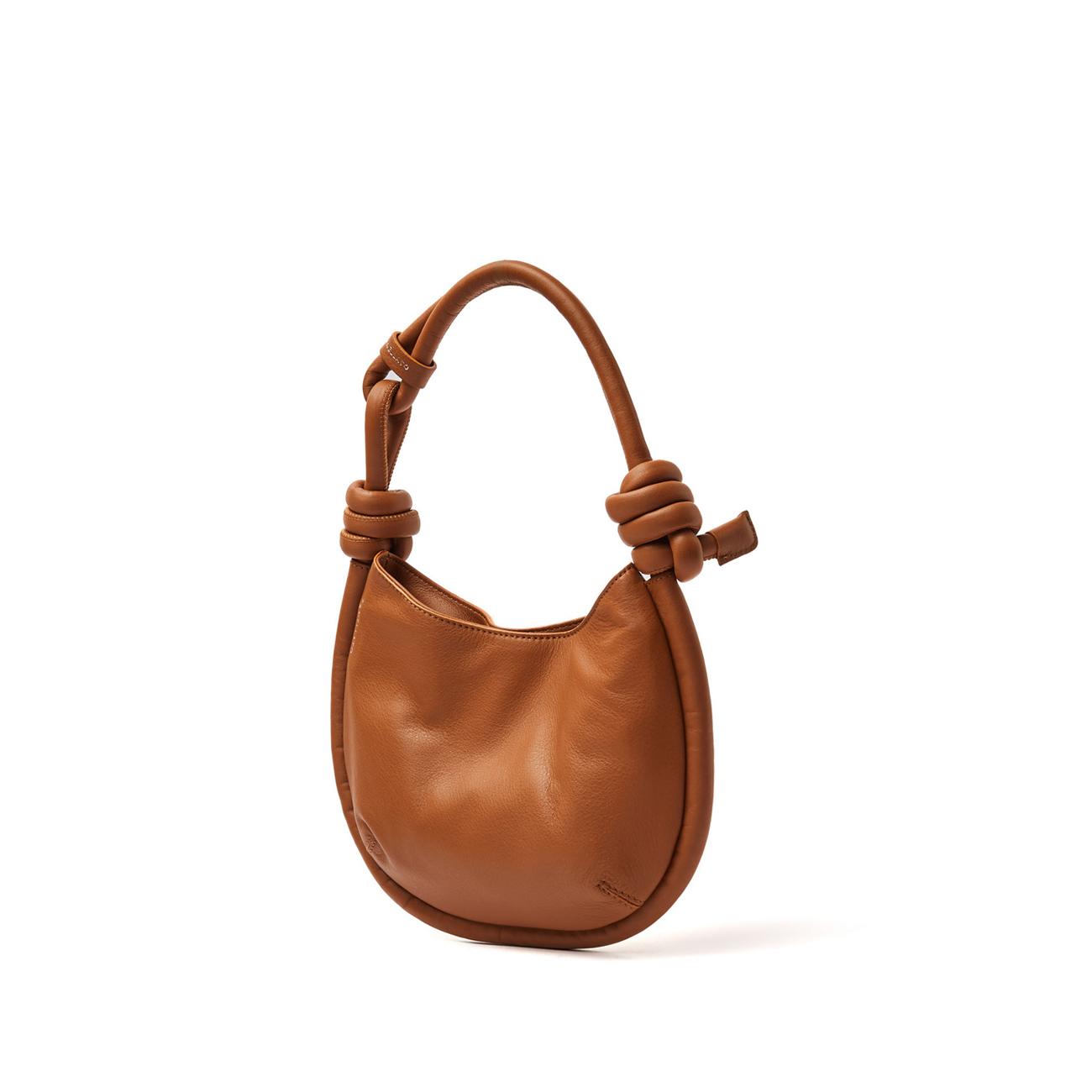 Borsa Demi' Piuma Knot Baby Donna Beige Genco 068550 0660000 BABY Z0205 BEIGE GENCO ZANELLATO 