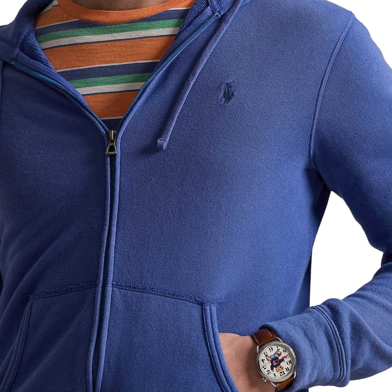 Felpa Con Cappuccio e Zip 710A12480 003 MODERN ROYAL POLO RALPH LAUREN 