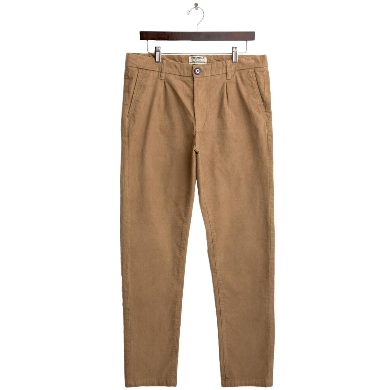 Pantalone A Coste Sottili FM25W11PU A0154 HONEY FRED MELLO 