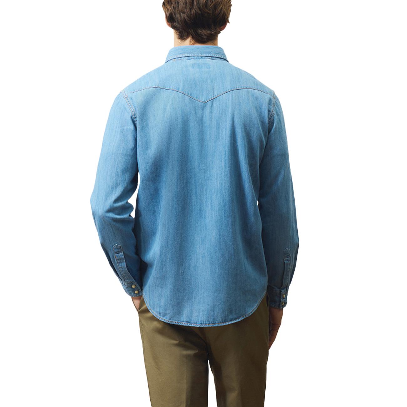 Camicia Martin Sky Stone RRU400CG343162 C0999 STONE DENIM ROY ROGER'S 