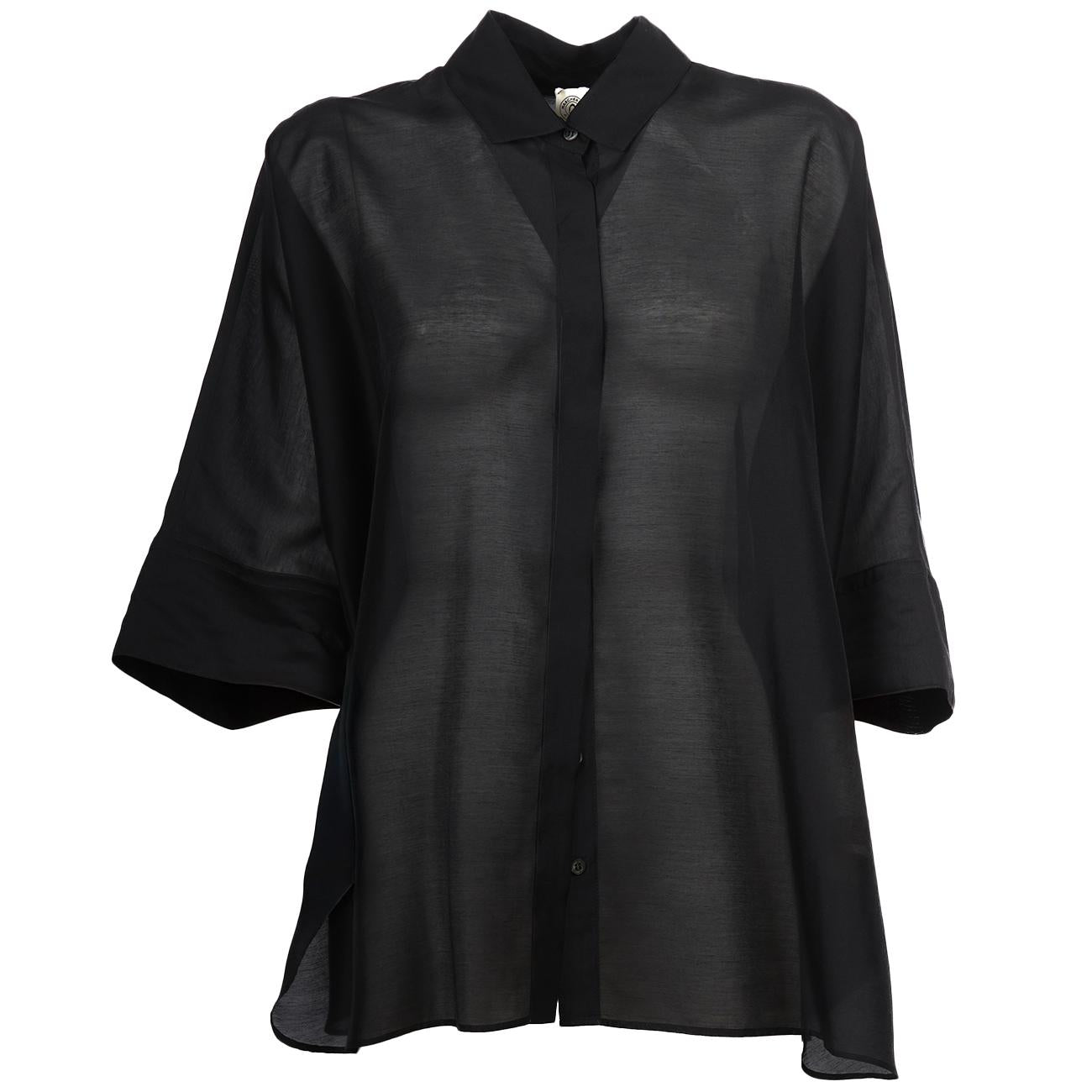Camicia Con Manica Larga 2785 NERO MASCHERONI 