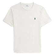 T-Shirt Girocollo Slim Fit Jersey Uomo Antique Cream 710671438 421 ANTIQUE CREAM/ANTIQUE GREE POLO RALPH LAUREN 