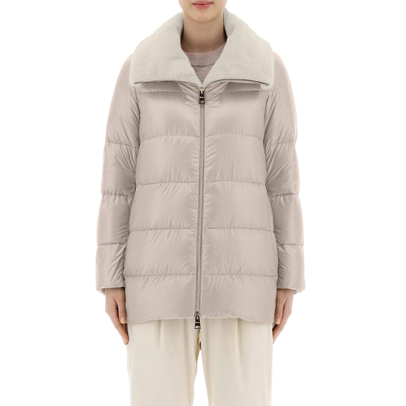 PIUMINO D. ASIMMETRICO NYL ULTRALIGHT E FAUX HERNO PI001536D12017 1985 CHANTILLY HERNO 