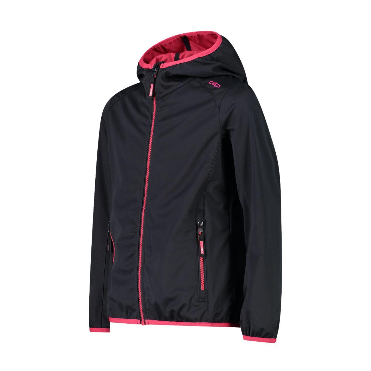Giubbotto Softshell Bimbo Antracite Fragola 39A5115 05UGANTRACITE.FRAGOLA CMP 