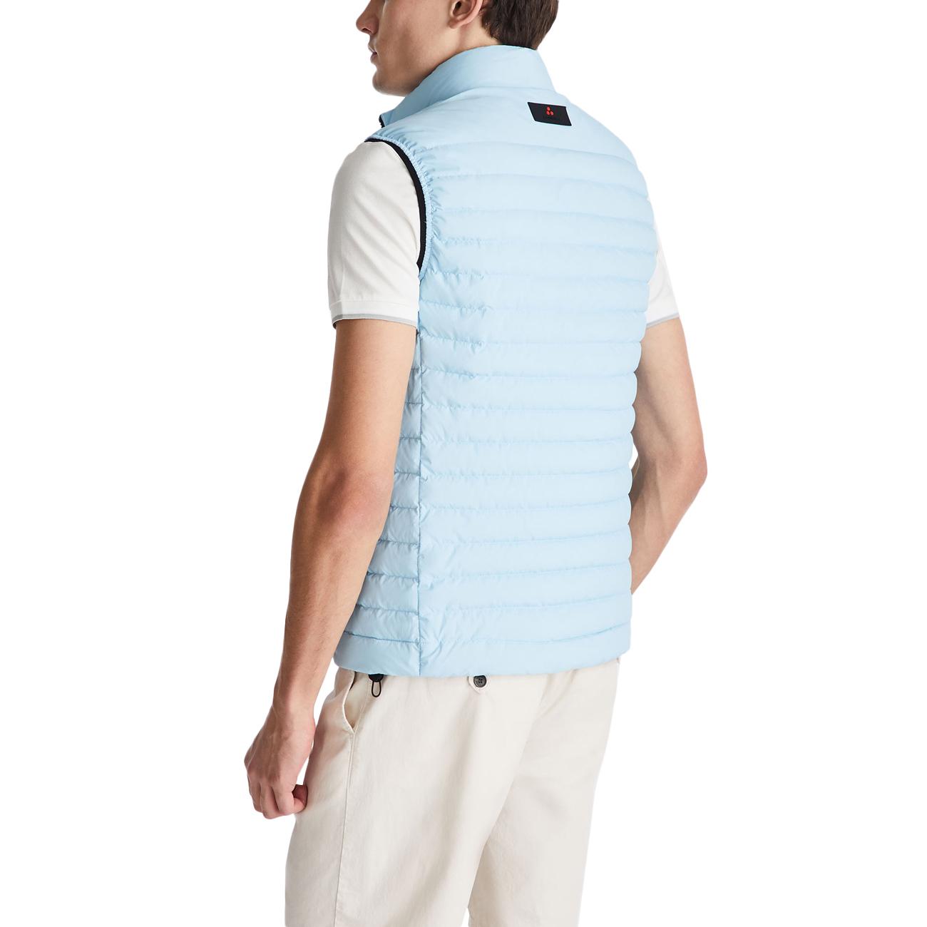 Gilet Moise 02 Superleggero E Semilucido PEU5419 01181971 222 CELESTE PEUTEREY 