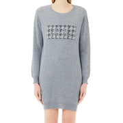 Abito Logo Donna Grigio MF3366MS14G Q9936 GRIGIO MED.MEL P.D.P. LIU JO 