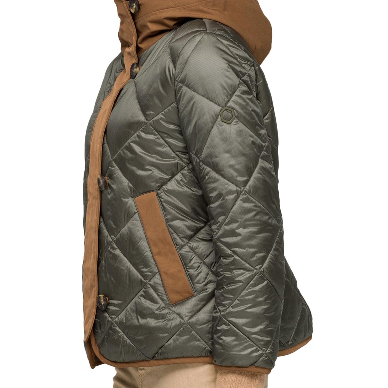 Parka Con Rombi XD6737 NR91 MALACHITE HOX 