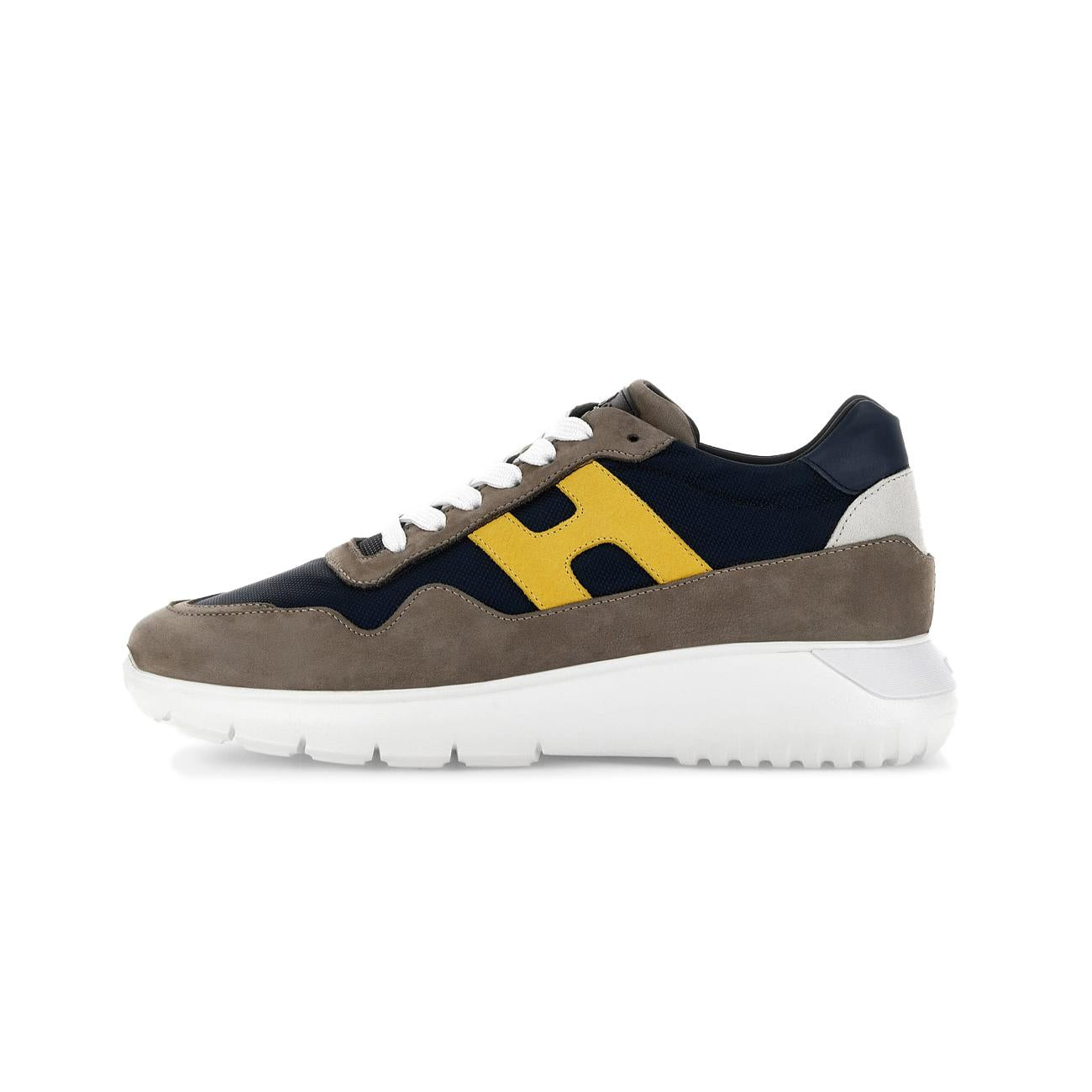 Sneakers Interactive3 Uomo Blu Giallo Grigio HXM3710AJ15S9I64F9 BLU/GIALLO/GRIGIO HOGAN 
