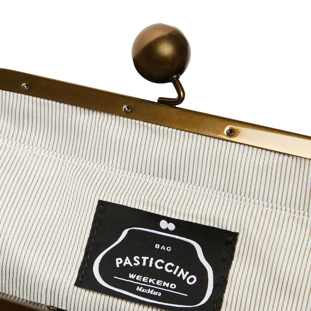 Borsa Pasticcino Belford Medium In Raffia Donna Nero BELFORD 2415511105600 002 NERO MAX MARA WEEKEND 