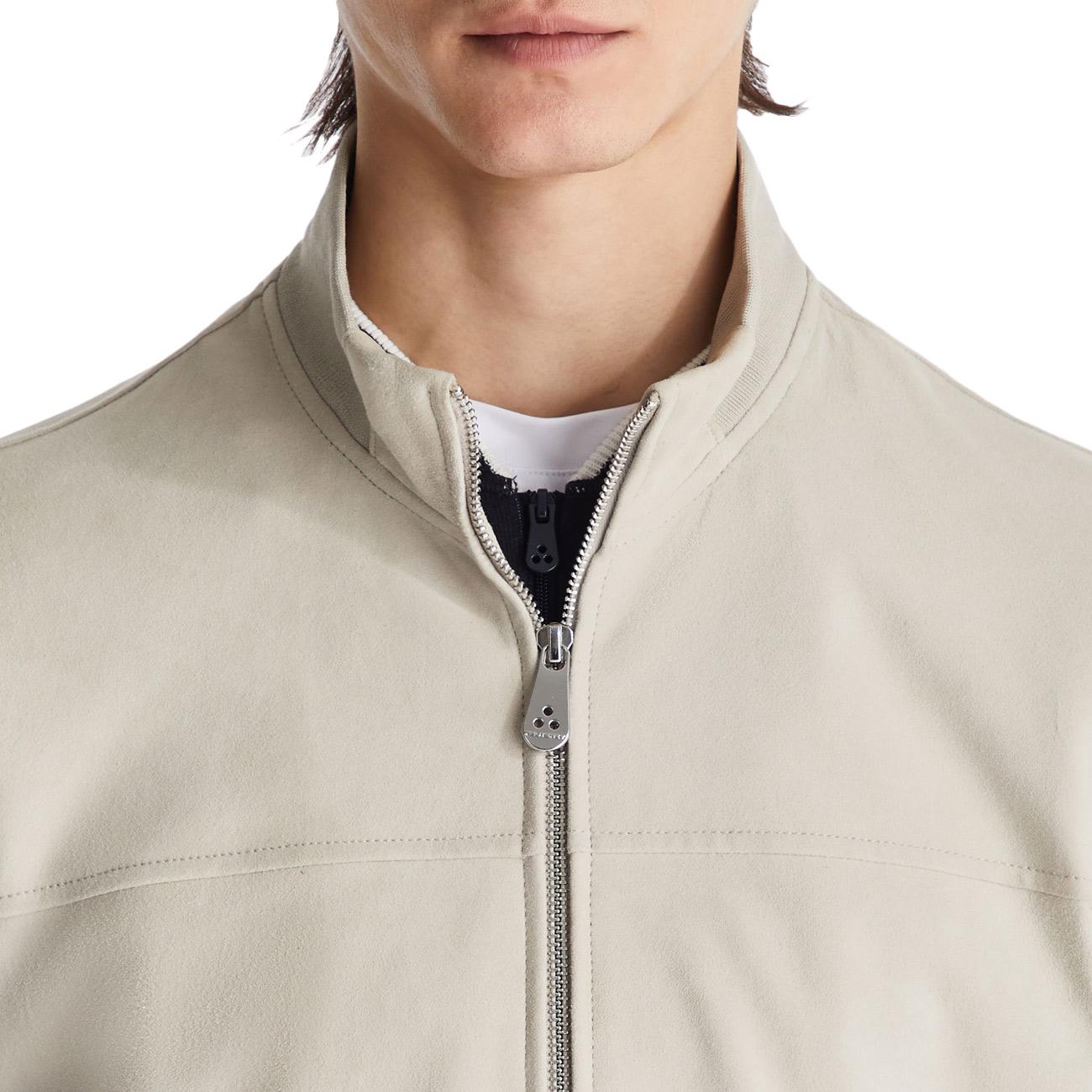 Giacca Sands Suade PE 08 In Pelle Scamosciata PEU5743 99012407 729 CREMA PEUTEREY 